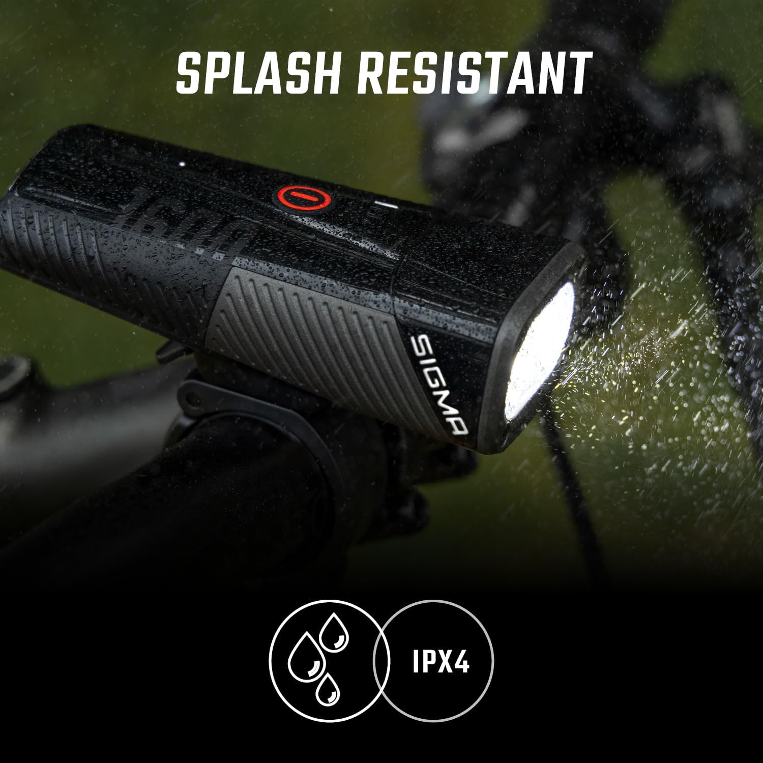 Detalle de SIGMA Buster 1600 — Lampe Frontale rechargeable à 1600 lumens, doubles lentilles et 6 modes