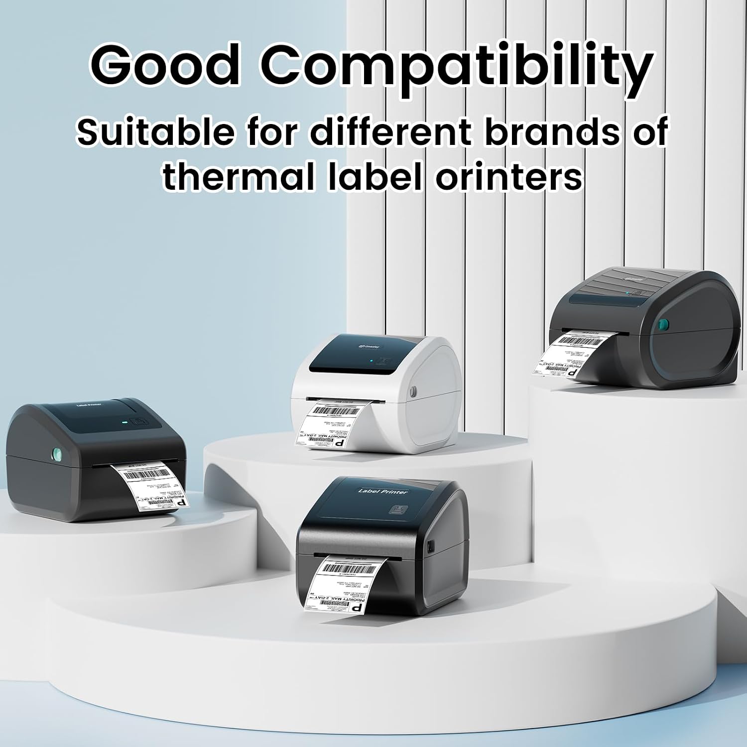 Detalle 2 de Omezizy SLR-4x6-500 4x6 Thermal Shipping Labels, 500-Label Roll