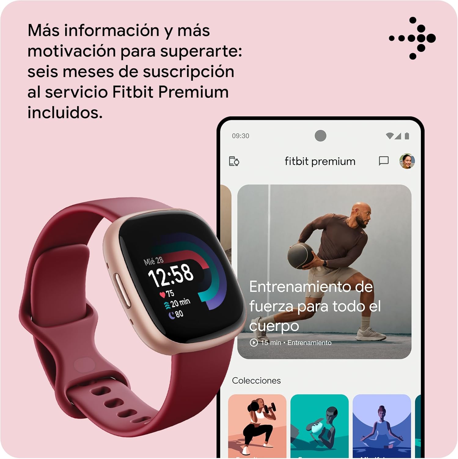 Thumbnail 7 de Google Fitbit Versa 4: Smartwatch fitness con GPS y larga batería