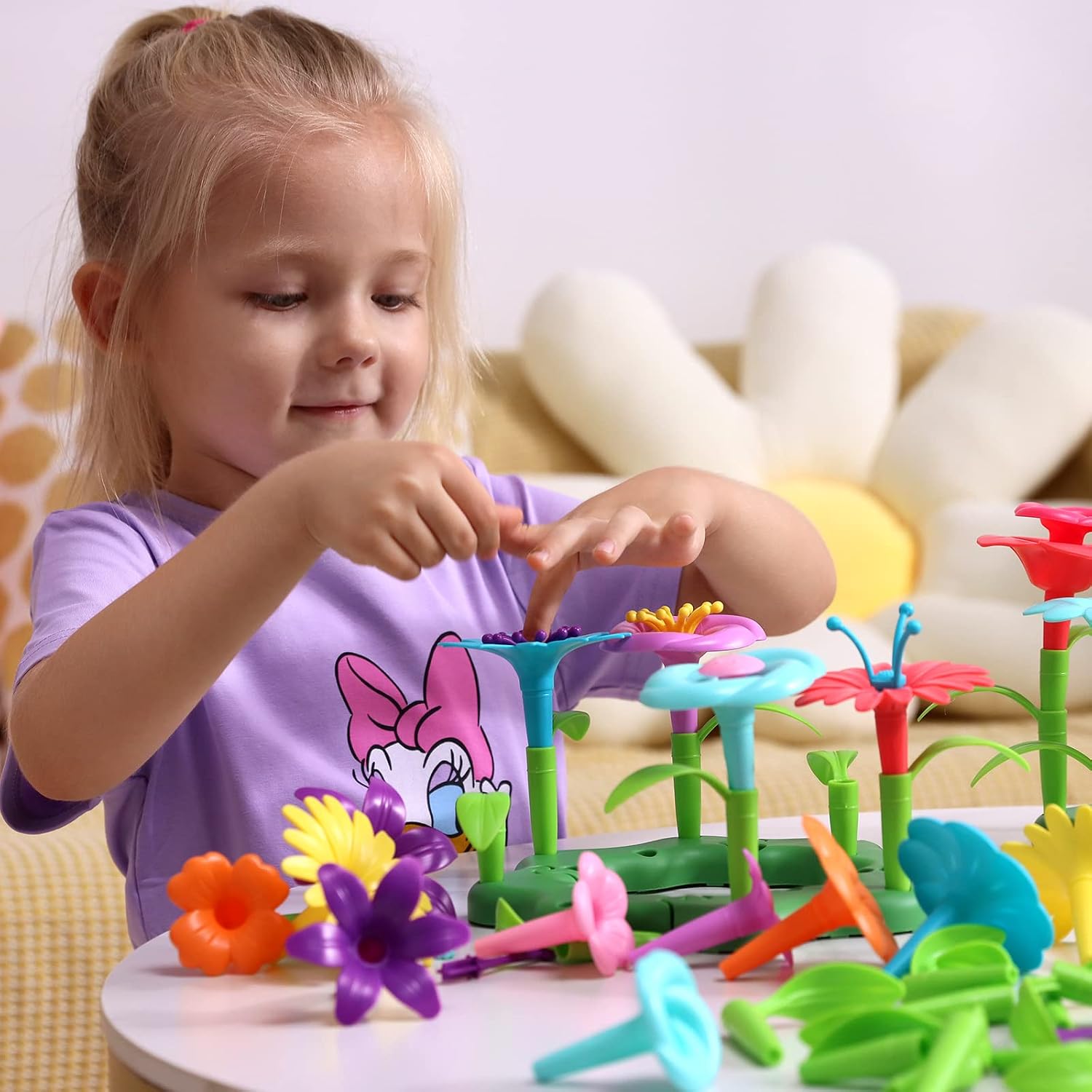 Thumbnail 5 de CENOVE Flower Garden Building Toy for Ages 3+ 🧩