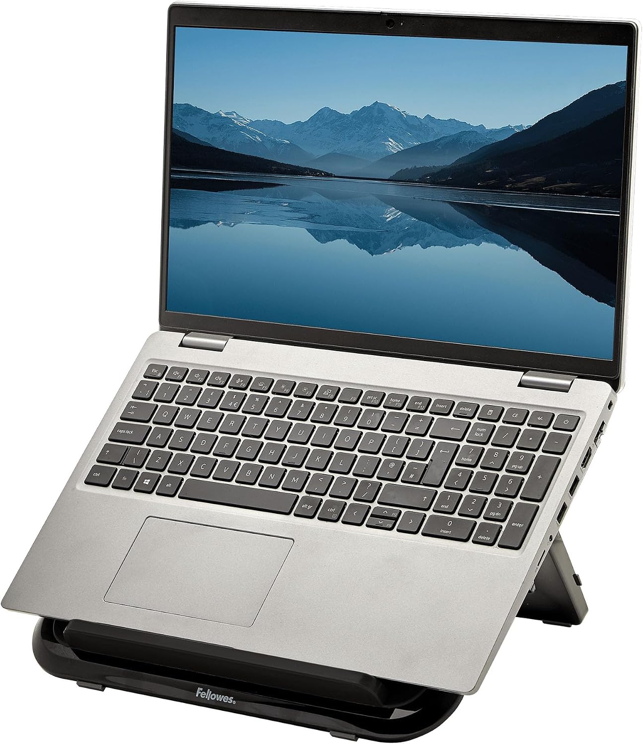 Detalle de Fellowes Everyday Supporto Laptop – Nero: ergonomia portatile per notebook fino a 17