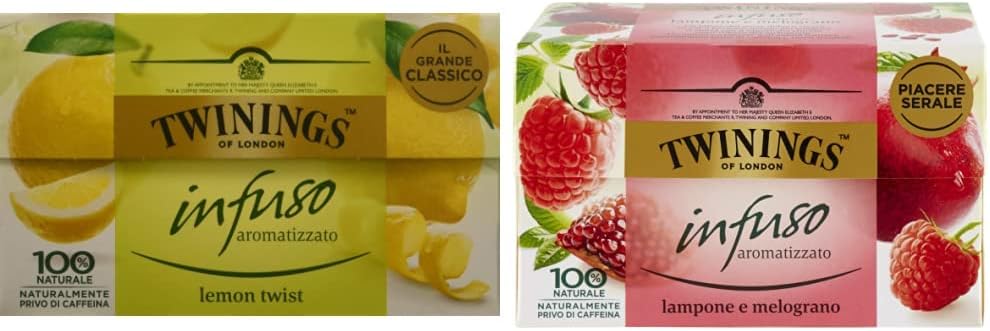 Thumbnail 6 de Twinings Infuso Aromatizzato Sensations Lemon Twist senza caffeina – 6 confezioni da 20 filtri (120 filtri totali)