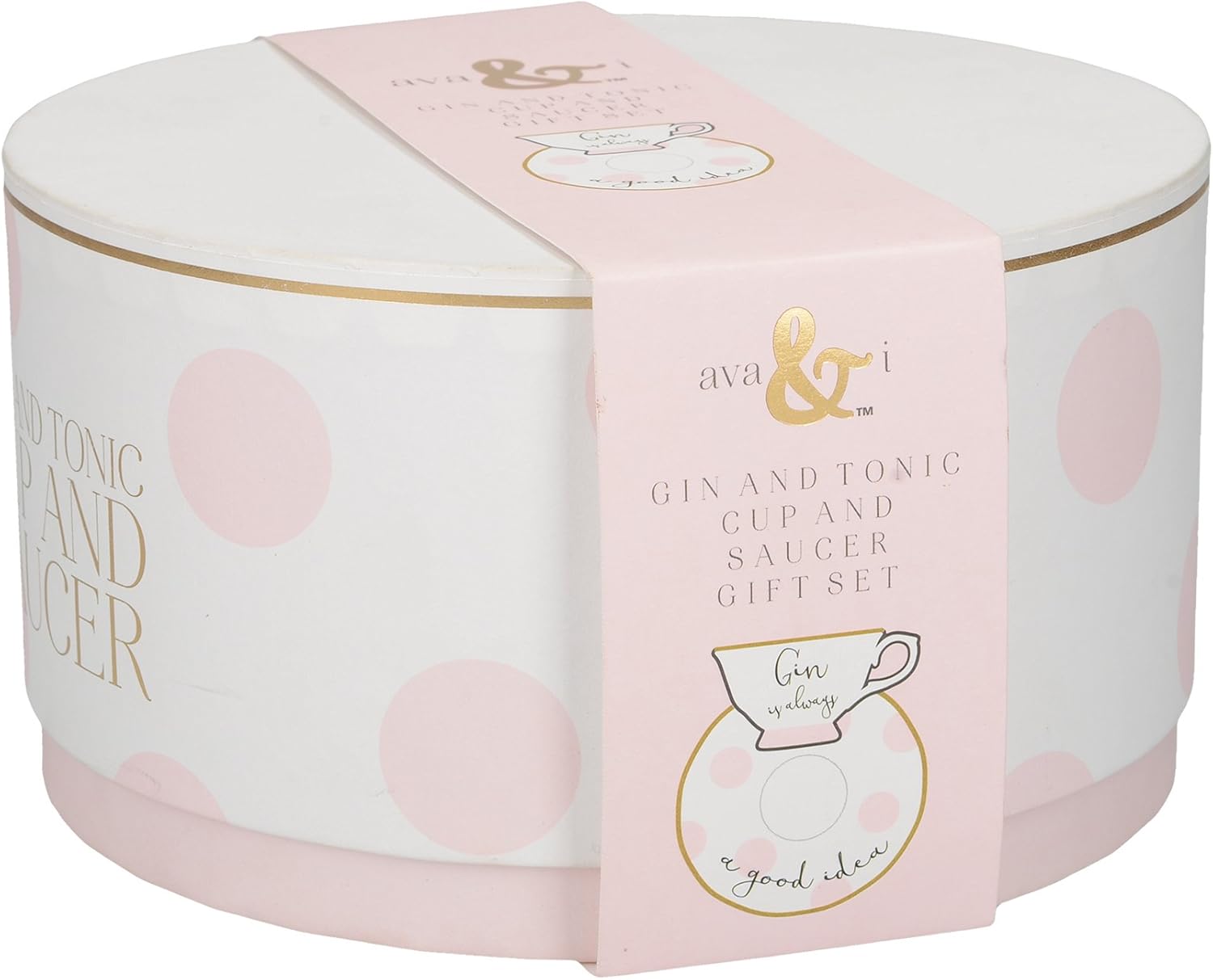 Thumbnail 2 de Creative Tops 5213684 Gin and Tonic Cup & Saucer set (Ava & i) in gift box