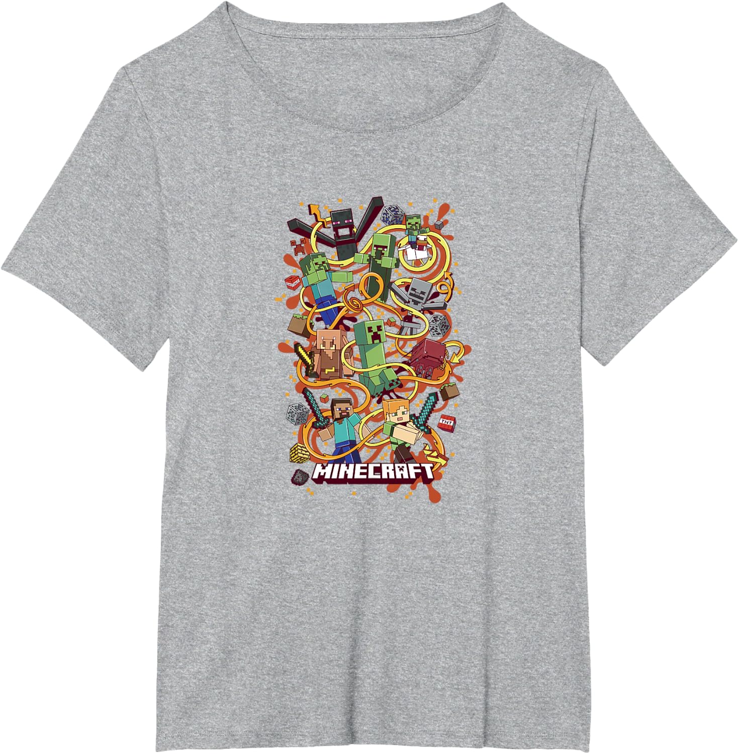 Thumbnail 4 de Minecraft Group Shot T‑Shirt Arrow