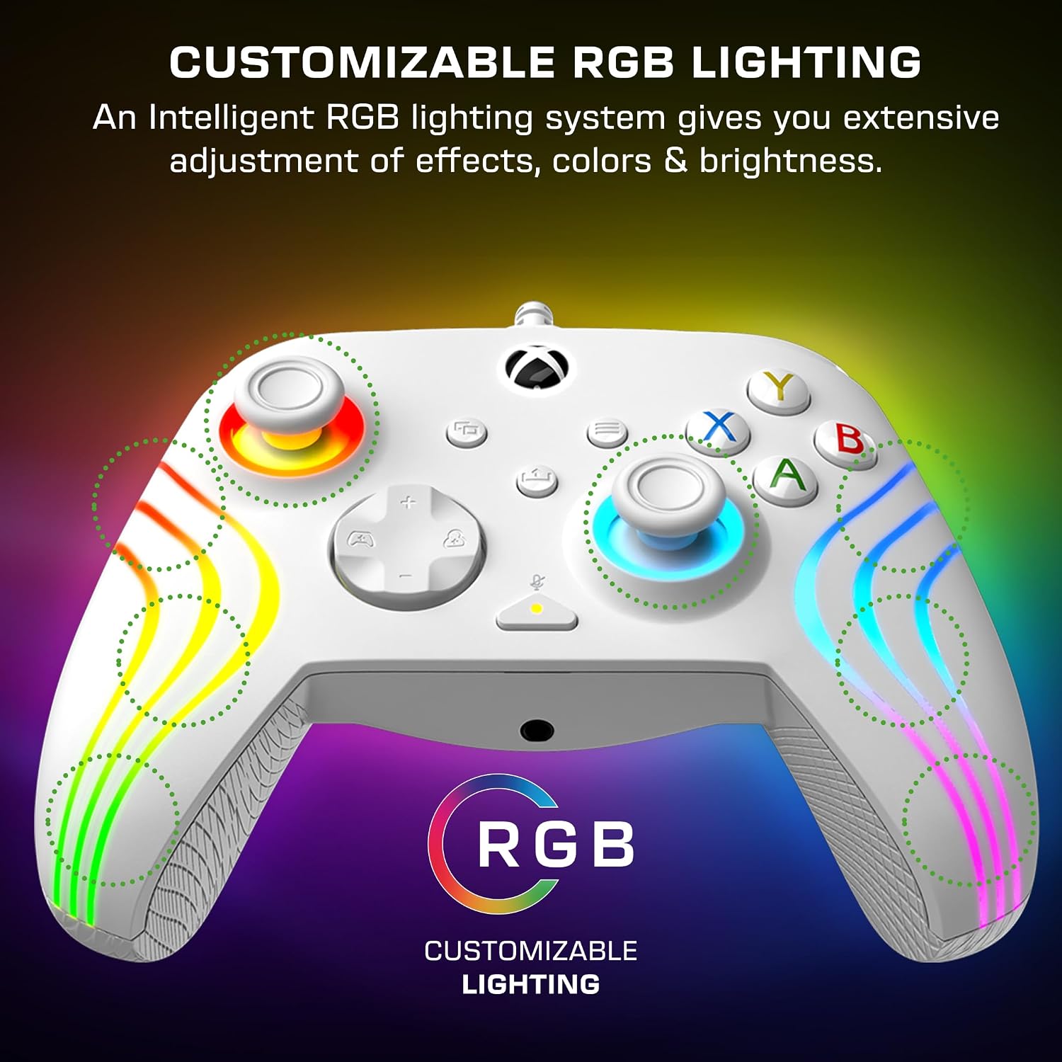 Detalle de Turtle Beach Afterglow Wave Gamepad Weiß