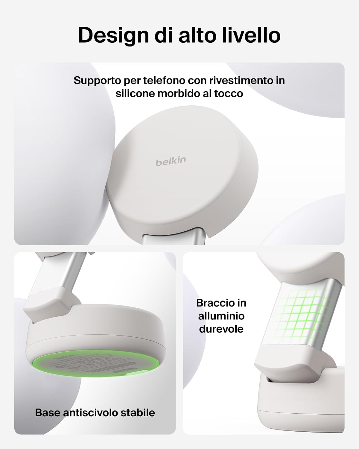 Thumbnail 3 de Belkin UltraCharge Pro Caricatore Wireless Magnetico 2 in 1 MagSafe Qi2.2 25W – Stazione di Ricarica per iPhone 17, Apple Watch Series 10