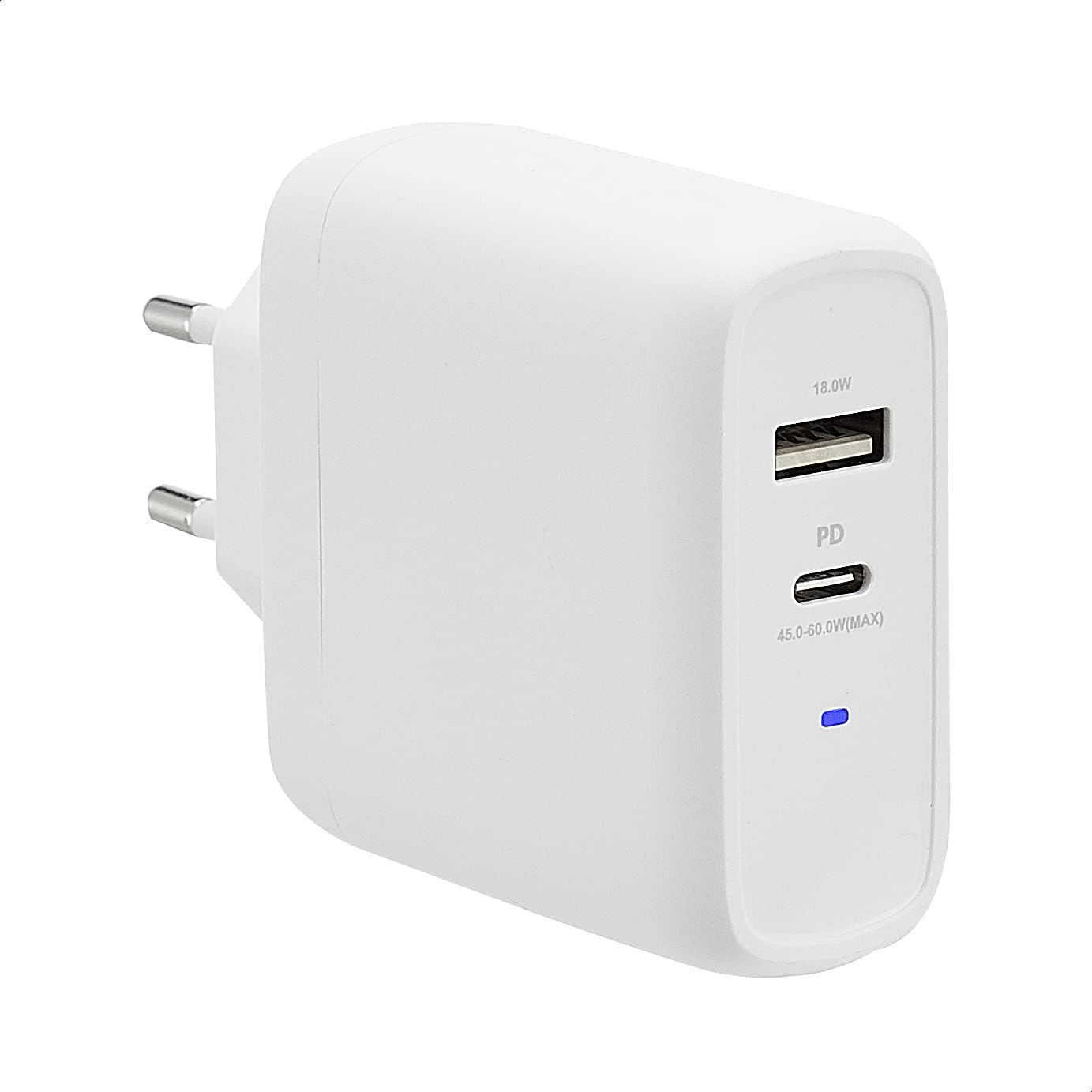 Thumbnail 6 de Amazon Basics Chargeur mural USB-C 2 ports 68W GaN – compact et sûr pour PC, tablette et téléphone