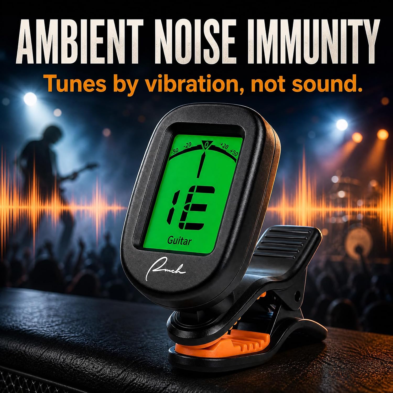 Thumbnail 3 de Ranch Clip-On Tuner for Guitar, Bass, Ukulele, Violin, Banjo — Chromatic
