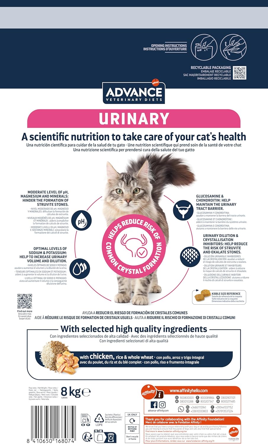 Thumbnail 3 de Affinity Advance Veterinary Diets Urinary Gatos