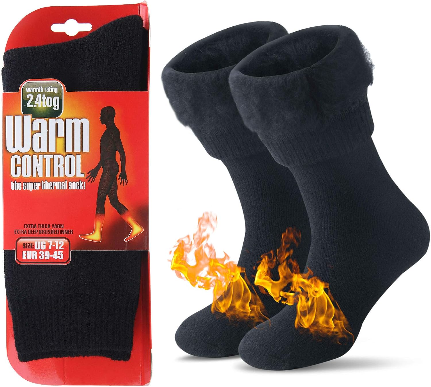 Detalle de JARSEEN Calze di lana termiche spesse unisex