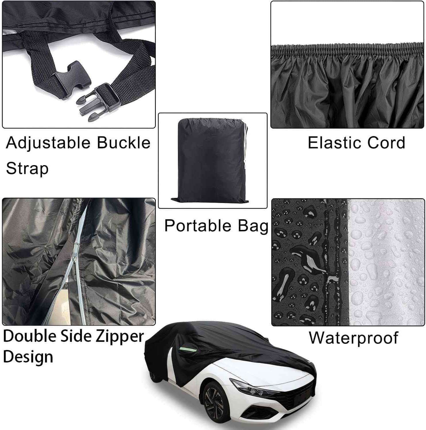 Detalle 1 de Funda universal para coche 530 x 200 x 150 cm