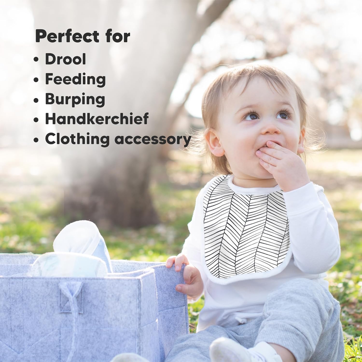 Thumbnail 6 de 8-Pack Organic Baby Bibs