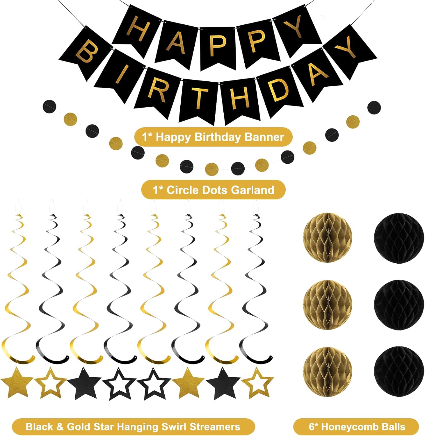 Thumbnail 5 de Meowtastic Birthday Decorations Banner with Stars ๐