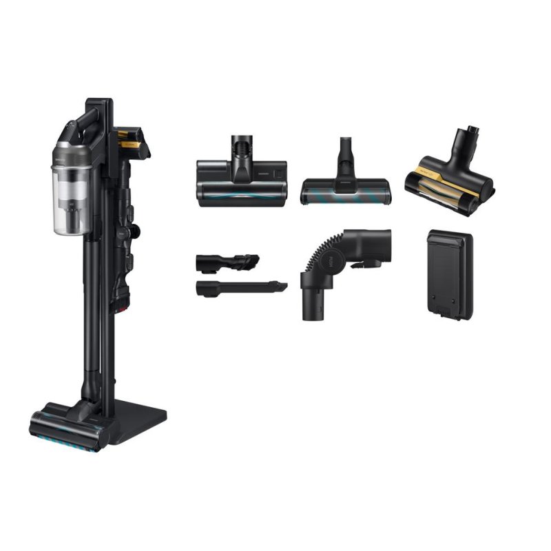 Detalle 2 de Aspiradora sin bolsa Samsung VS70H28HFC 770W – 60 min, HEPA 13, 0,8 L, Negro