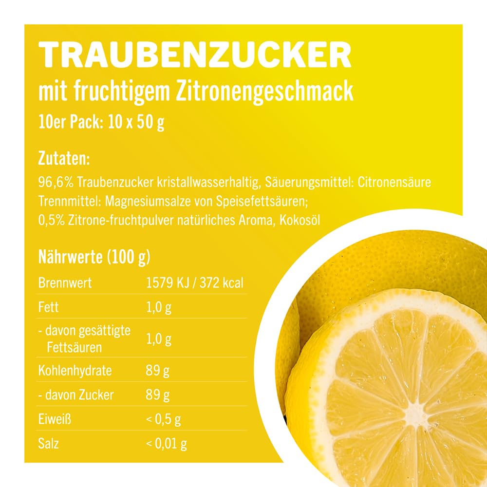 Thumbnail 1 de Pit Hoffmann Traubenzucker Active Pit-Zitronenbonbons – schnelle Energie für unterwegs (10er-Multipack, je 35 g)