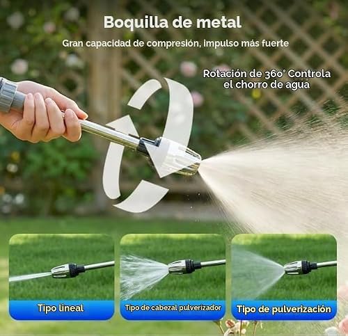 Detalle de Pistola de Alta Presión Power Jet de Baopinlady: versátil, ligera y fácil de instalar
