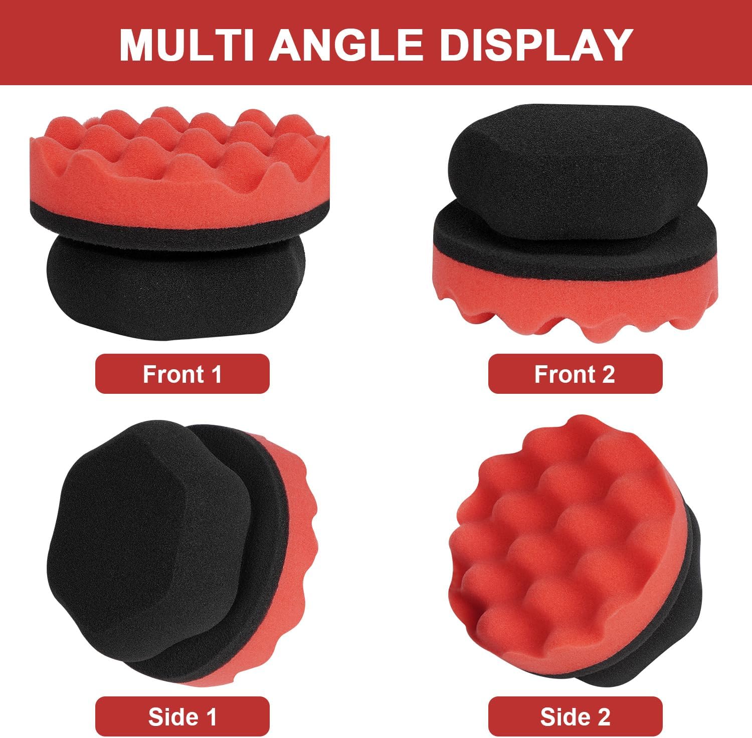 Detalle de ZHAYAO Tire Shine Applicator Pad 2-pack 🧽