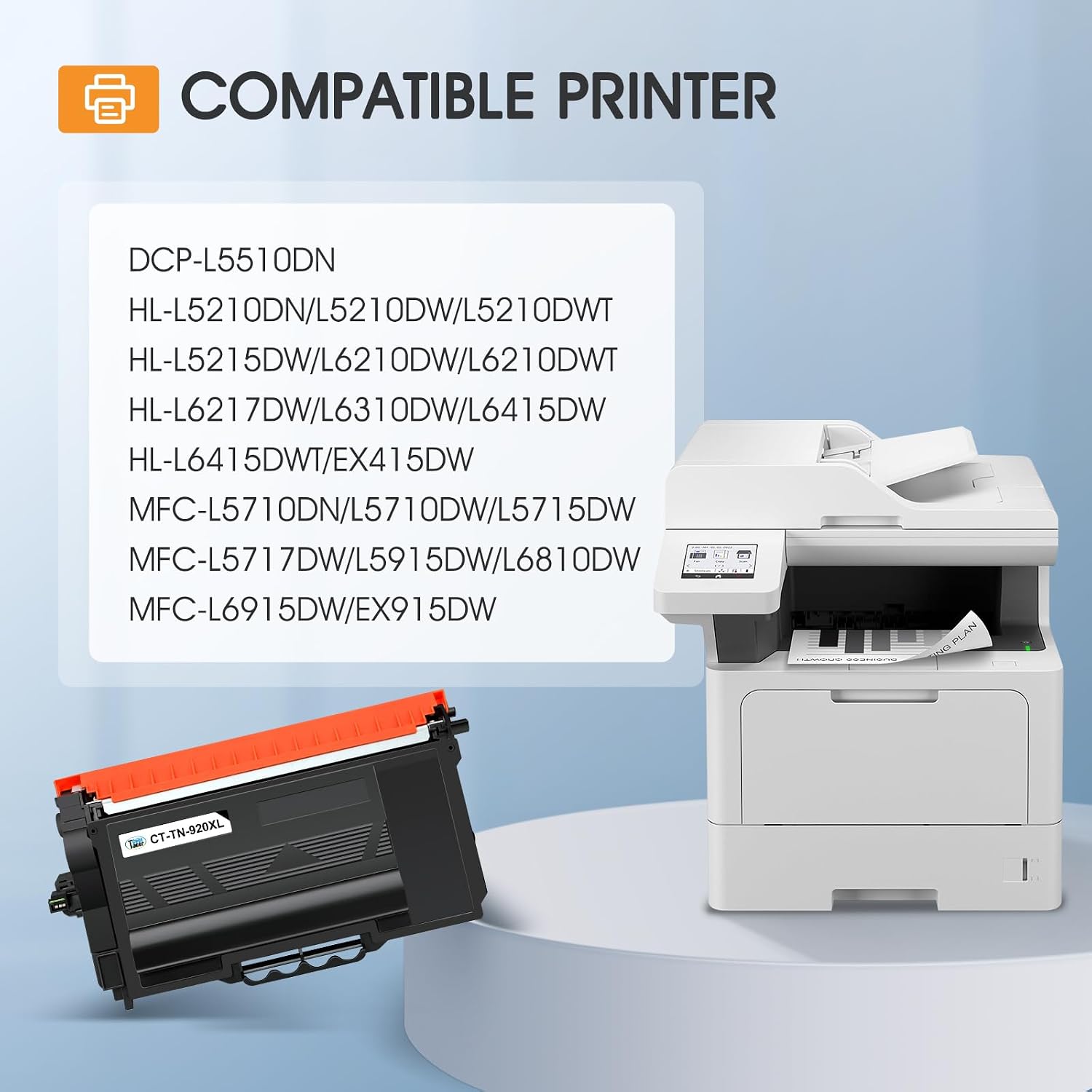 Detalle 2 de TN920XL Compatible Black Toner Cartridge