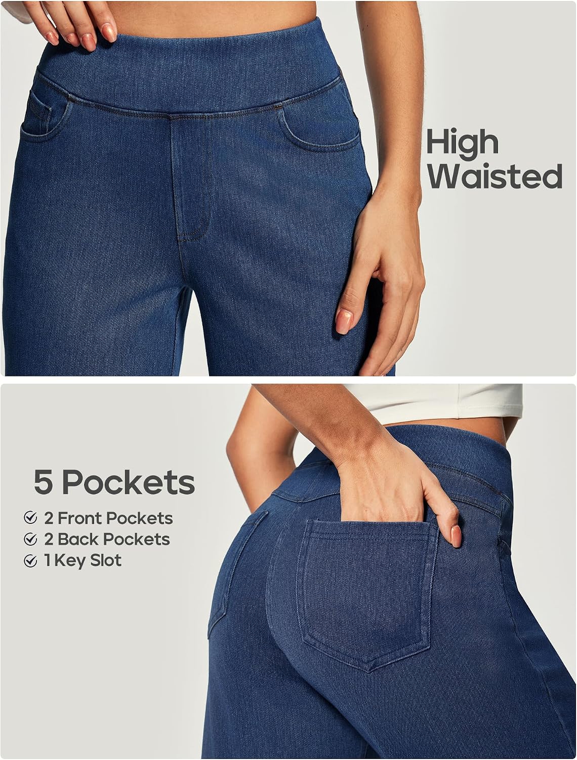 Thumbnail 5 de Heathyoga Wide Leg Jeans for Women