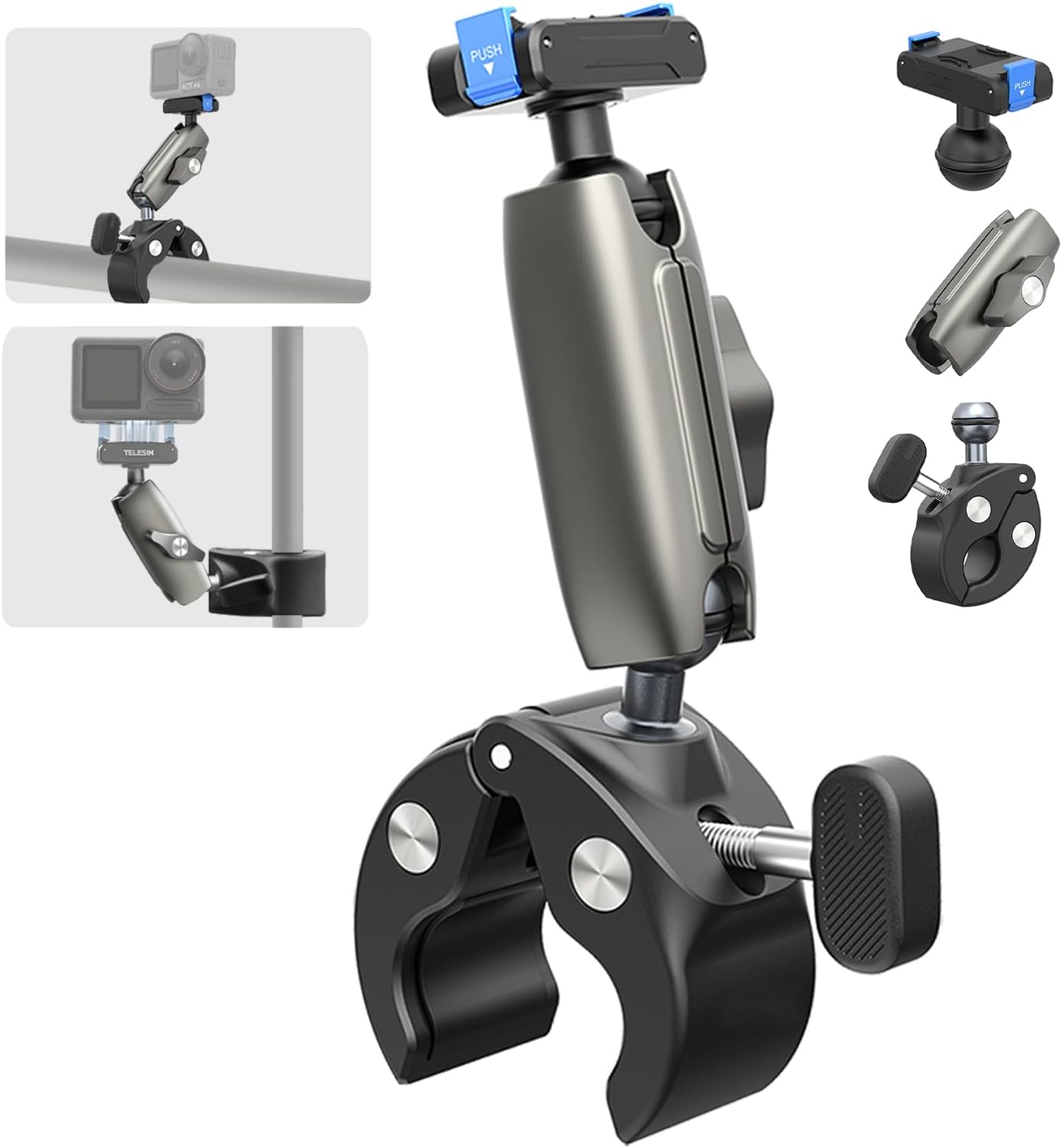 Detalle de AuyKoo Quick Release Clamp Mount for DJI Osmo