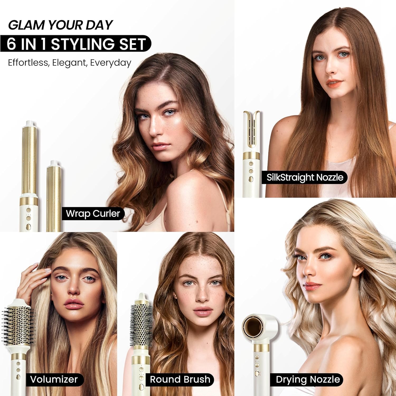Thumbnail 6 de GLAMUP Aircurler 6 in 1 Hot Air Styler? 💇♀️⏱