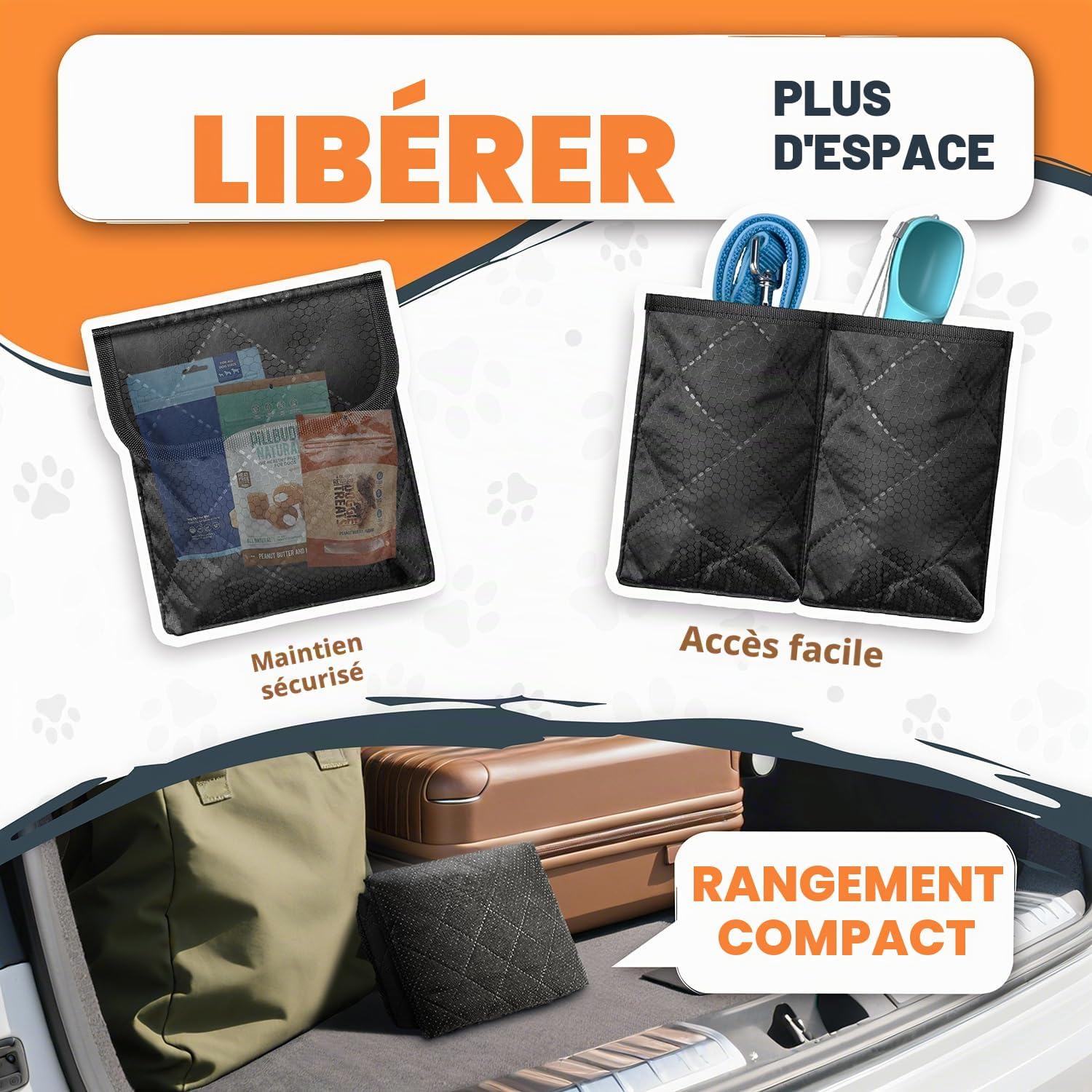 Thumbnail 3 de Looxmeer Protection Coffre Voiture Chien Universelle – Housse anti-dérapante 180x102 cm, 5 couches et protection latérale