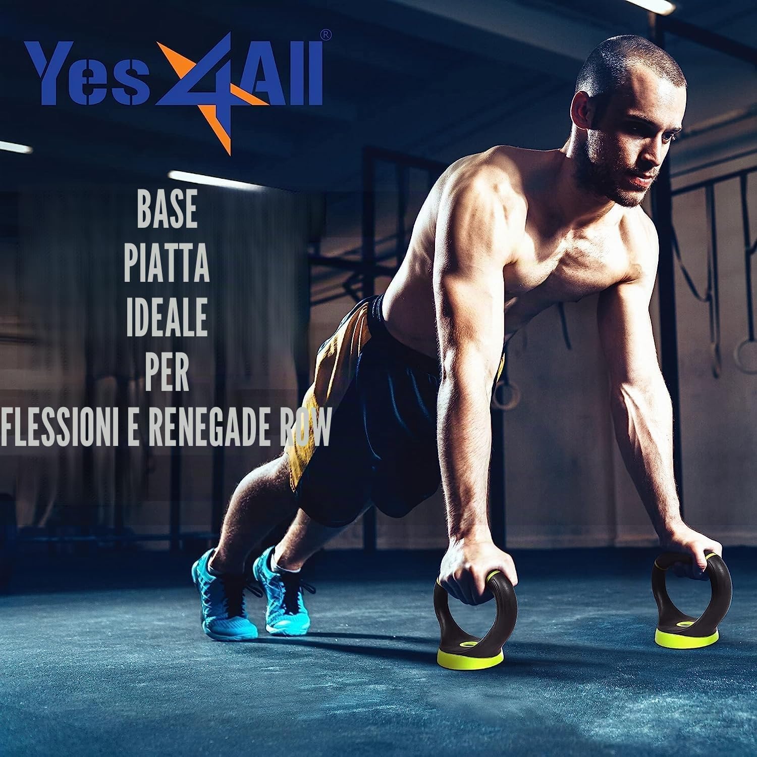 Detalle de Yes4All impugnatura regolabile per kettlebell: convertitore di piastre di peso