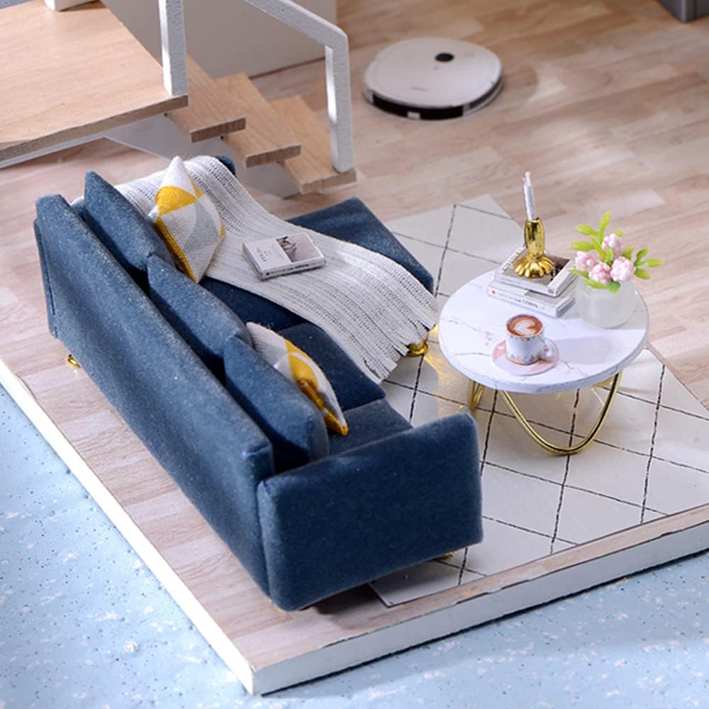 Thumbnail 3 de CUTEBEE Casa Delle Bambole in Miniatura 1:24 con Mobili - Kit Fai da Te da Collezione Cozy Time