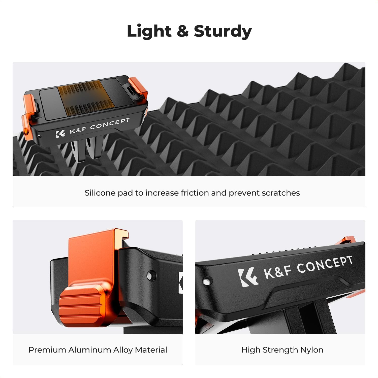 Thumbnail 2 de K&F CONCEPT Magnetic Quick Release Adapter (2-pack) for DJI Osmo Action 5 Pro/4/3 & Osmo 360