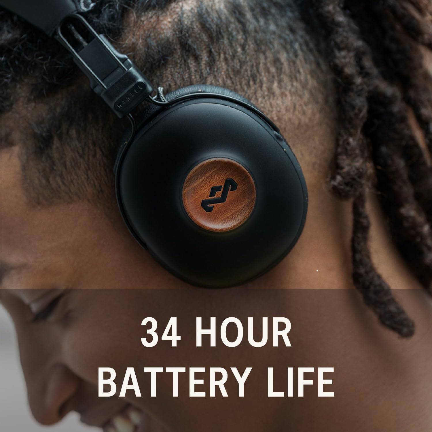 Detalle de Marley House of Positive Vibration Frequency Casque sans Fil Over Ear — son riche, autonomieальных 34 h et confort durable