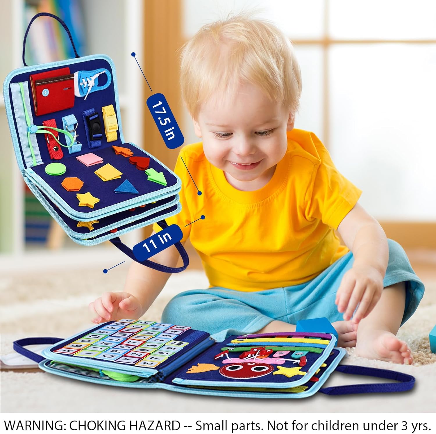 Thumbnail 4 de Esjay Toddler Busy Board 8 pages