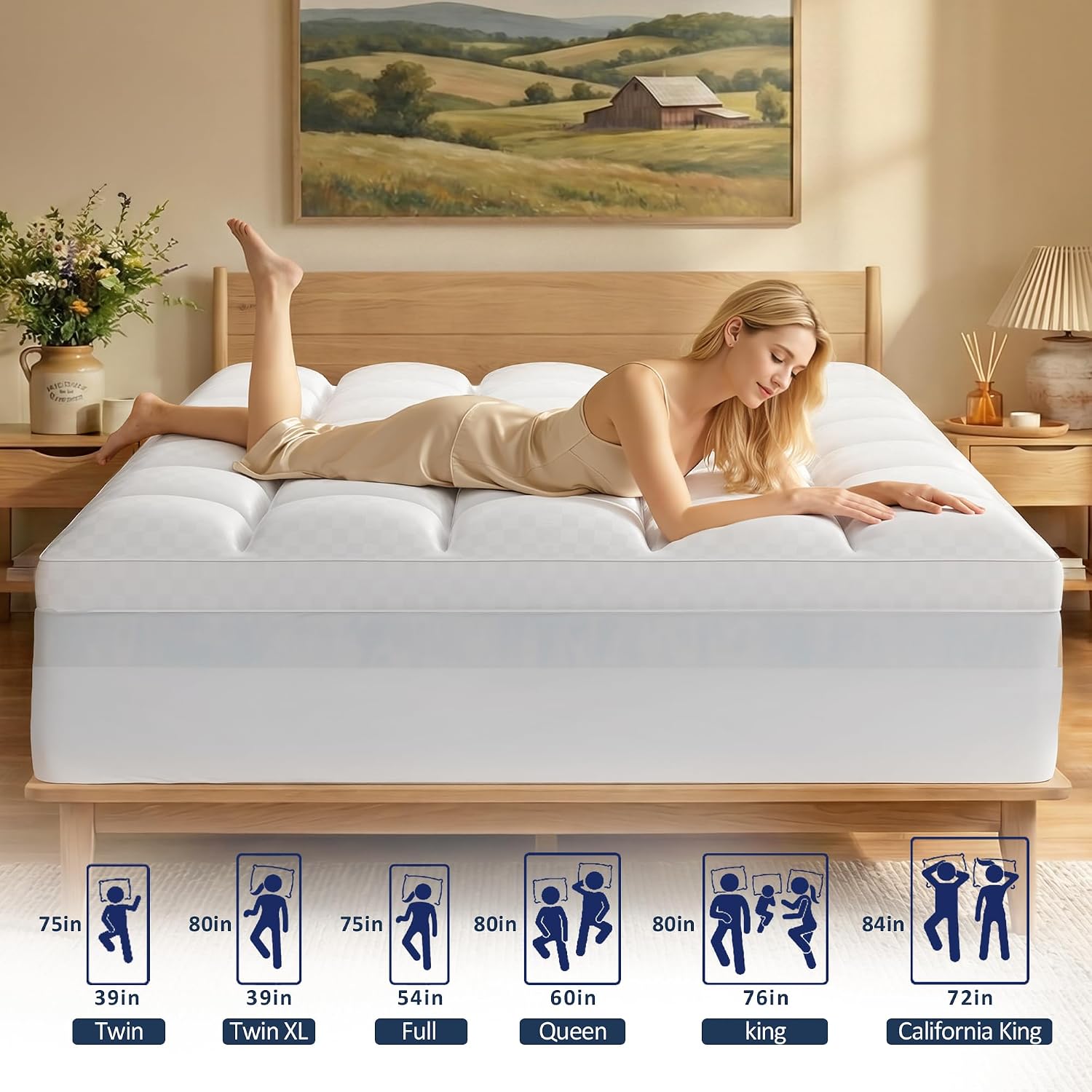 Detalle 2 de Vine Voice Mattress Topper 4 Inch