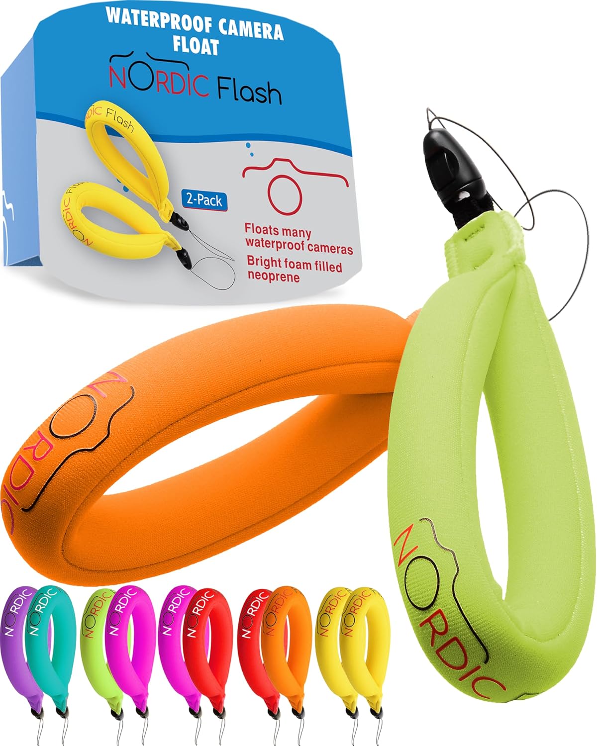 Detalle de Nordic Flash Waterproof Camera Float 2-pack