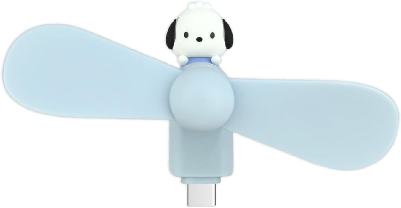 Detalle de グルマンディーズ SANG-539PC ポチャッコ コネクタ付きミニクールファン USB Type-C