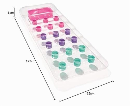Thumbnail 14 de Bestway 43040 Materassino da mare Summer Colors 1,77 m x 63 cm x 16 cm