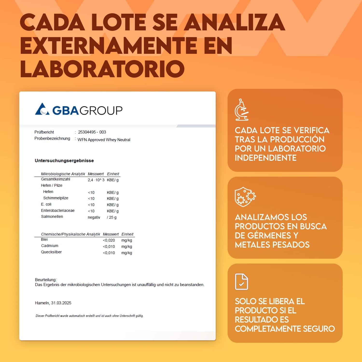 Thumbnail 5 de WFN Approved Whey Proteína en Polvo 1 kg 💪