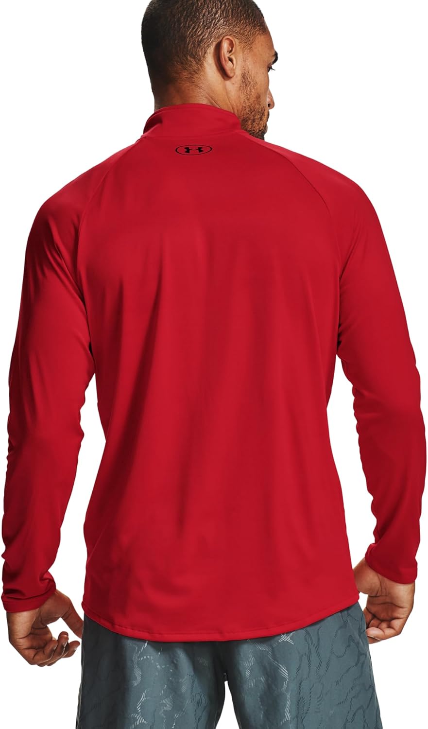 Detalle de Under Armour UA Tech 1/2 Zip Pullover Homme - Rouge - XL