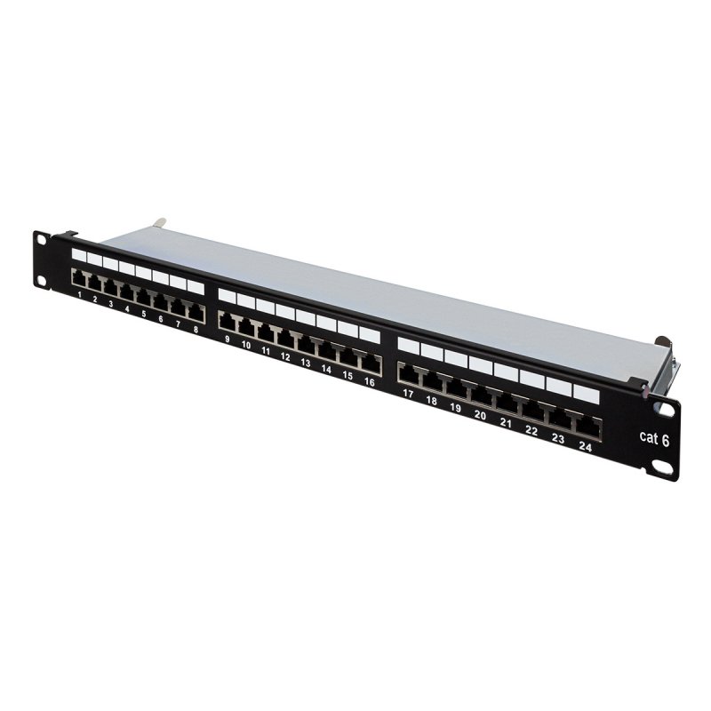 Aiten Data Patch Panel 24 Puertos Cat6 1U para rack 📡