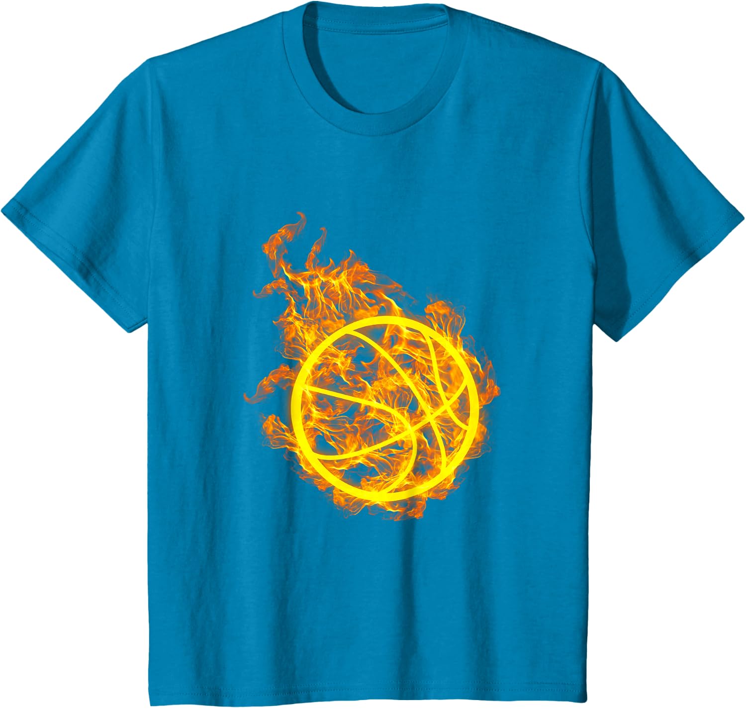 Thumbnail 5 de T-shirt basket flamboyant, ballon joueur