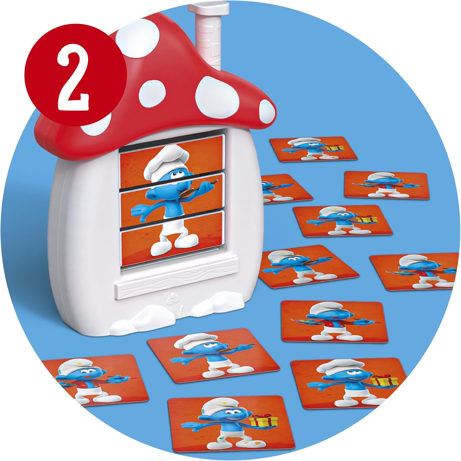 Thumbnail 3 de Schmidt Spiele 40622 – Jeu d’action pour enfants Les Schtroumpfs (exclusif Amazon)