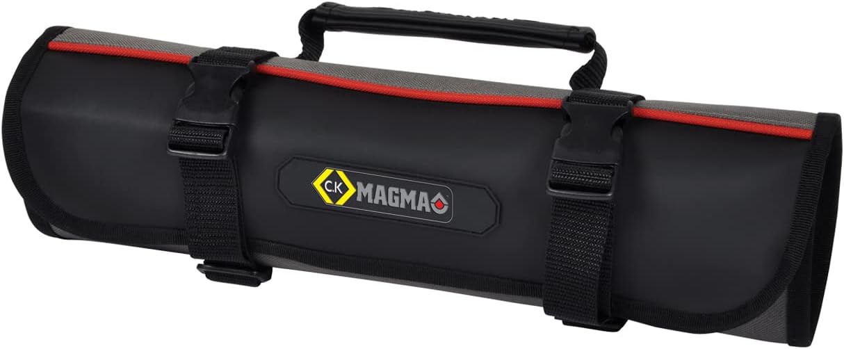Detalle de C.K Magma sac à outils enroulable MA2719 pour burins et petits outils (jusqu’à 9 emplacements)