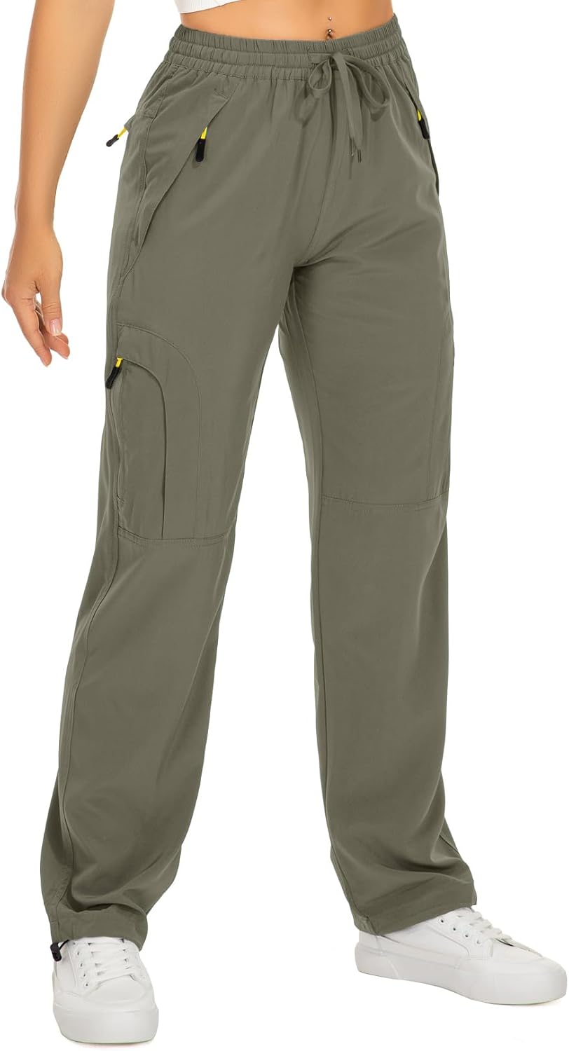 Detalle de Toomett Women's Hiking Cargo Pants with UPF 50+, Quick-Dry Stretch Fabric