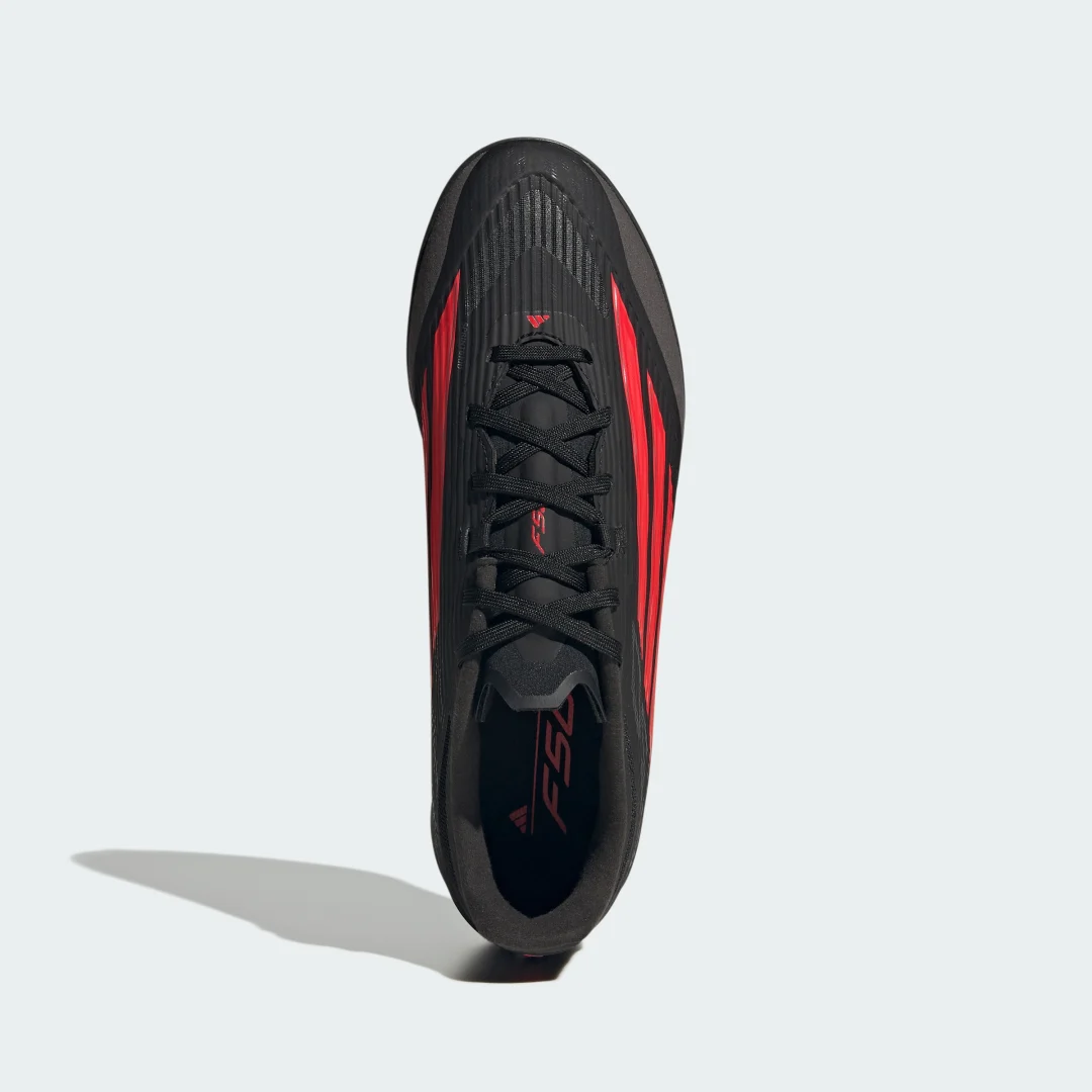 Detalle de Adidas F50 LEAGUE Indoor: zapatilla de fútbol sala en negro para interiores