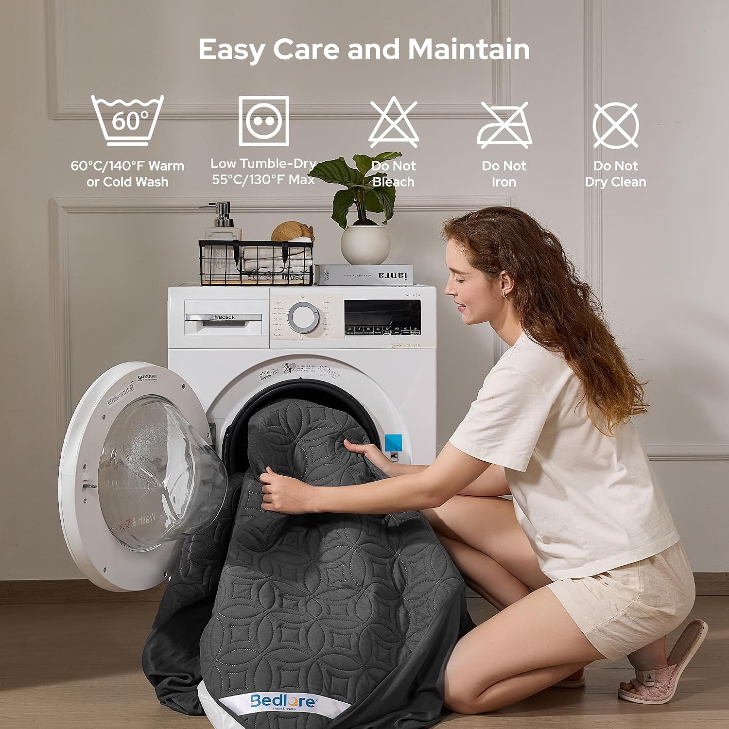 Detalle 2 de BEDLORE Mattress Protector, King Size