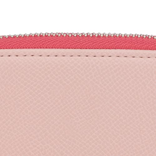 Thumbnail 3 de TOUS Monedero Mediano de Poliuretano con Efecto Saffiano en Beige y Rosa, Cierre Presión y Cremallera, Medidas 11 x 8 x 3 cm, Bonito y Chic, Colección Dubai