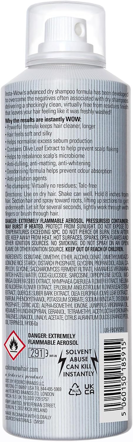 Detalle de COLOR WOW Insta-Wow Shampoing Sec 200 ml – Élimine 95% du Sébum et Protège contre la Pollution