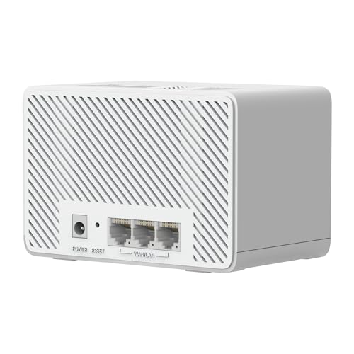 Detalle de Mercusys Halo H25BE (2-Pack): Sistema WiFi Mesh 7 para casa grande con cobertura de 460 m²