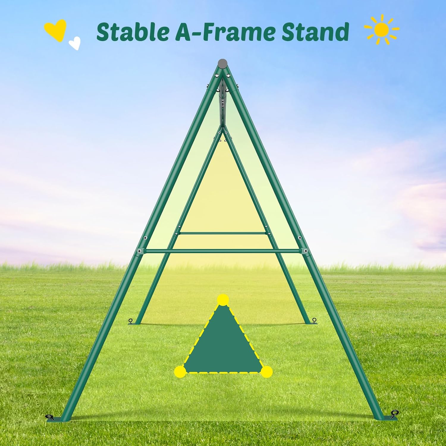 Detalle de Trekassy swing set, 440-pound capacity