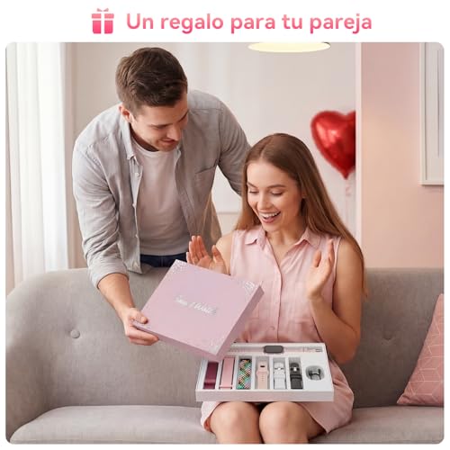 Thumbnail 7 de Reloj Inteligente Mingtawn para Mujer con 7 Correas y Llamadas Bluetooth – 1,83", 100+ Modos Deportivos, SpO2, Sueño y Salud femenina