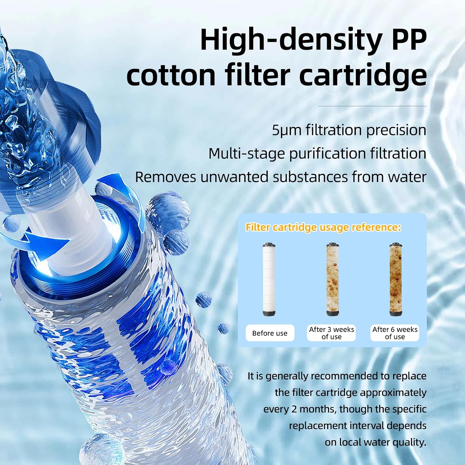 Thumbnail 3 de Pommeau de Douche Haute Pression avec Filtration et Tuyau 1,5 m – 4 Modes, Support et Anti-Calcaire